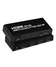 HDMI переключатель/Разветвитель HDMI Switch/Splitter VConn 2x2 (4Кх2К, 3D) 