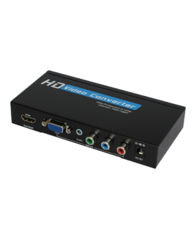 Конвертер VGA + YPbPr + Audio в HDMI с USB плеером HD1146 