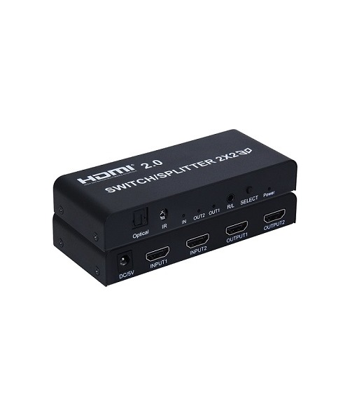 HDMI переключатель/Разветвитель HDMI Switch/Splitter VConn 2x2 (4Кх2К, 3D) версии 2.0