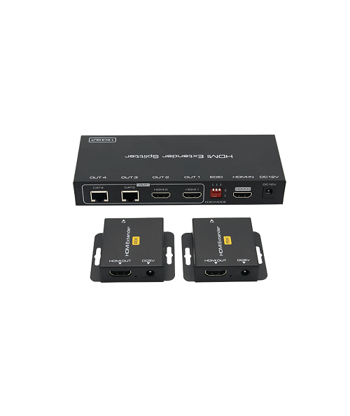 HDMI разветвитель HDMI splitter VConn 1х2 с удлинением по витой паре на 50м