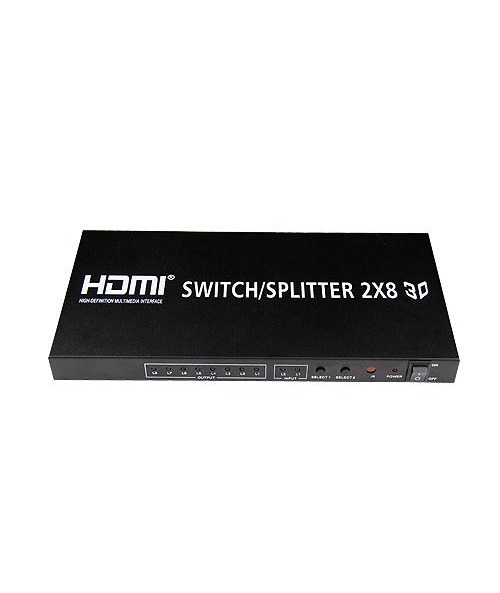 HDMI переключатель/Разветвитель HDMI Switch/Splitter VConn 2x8 (4Кх2К, 3D)