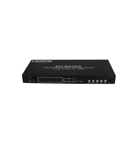 HDMI матрица (матричный переключатель) 6х2 VConn 